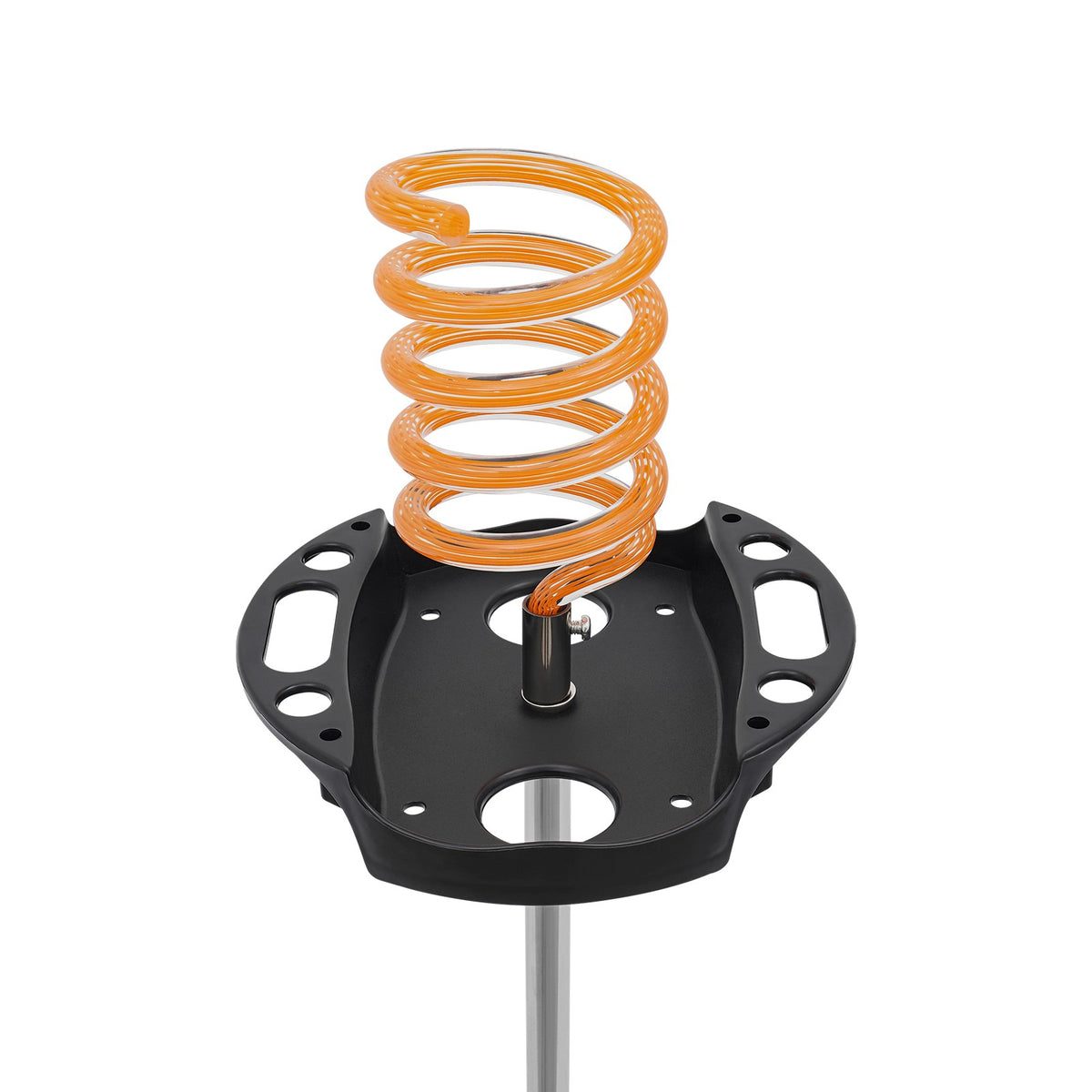 Freestanding Hair Dryer Stand with Spiral Holders for Salon & Bedroom