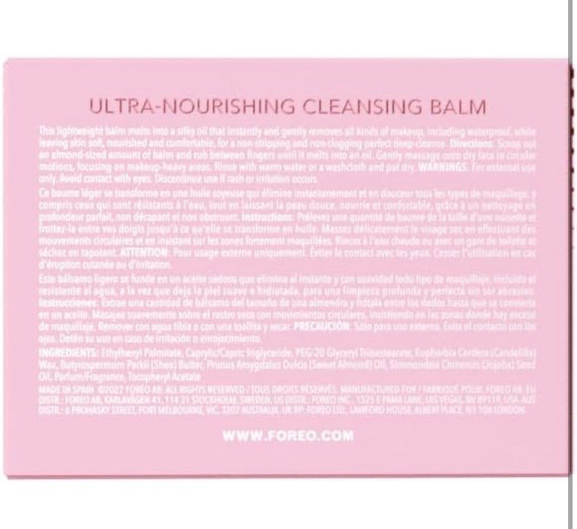 Foreo Luna Mini 3 Facial Cleansing Brush, Balm & Cleanser Set (Pink)