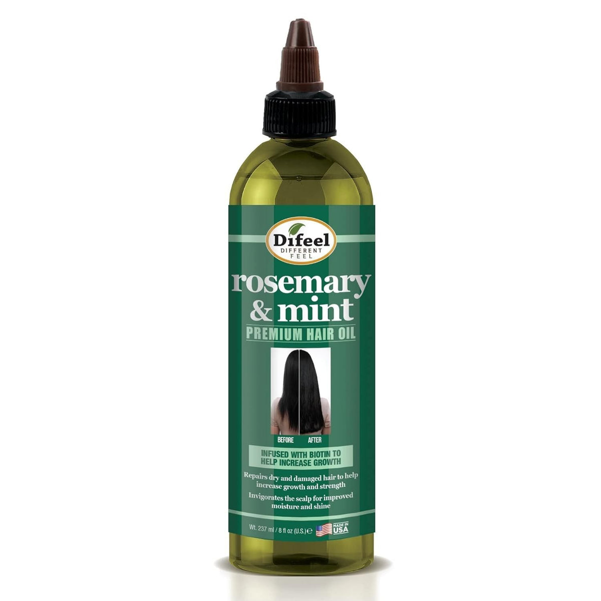 Rosemary Mint Hair Oil with Biotin - 8 oz