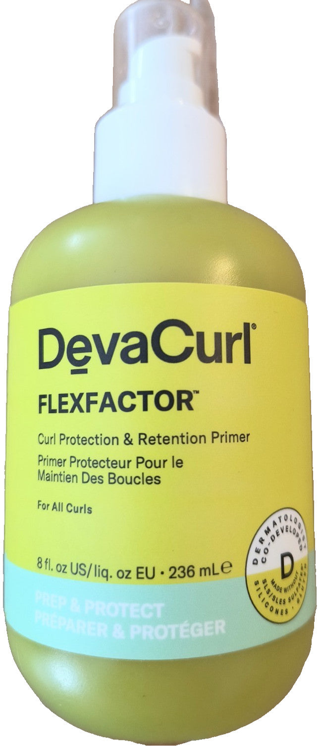 Curl Protection Primer for All Hair Types - DevaCurl FlexFactor 8 oz