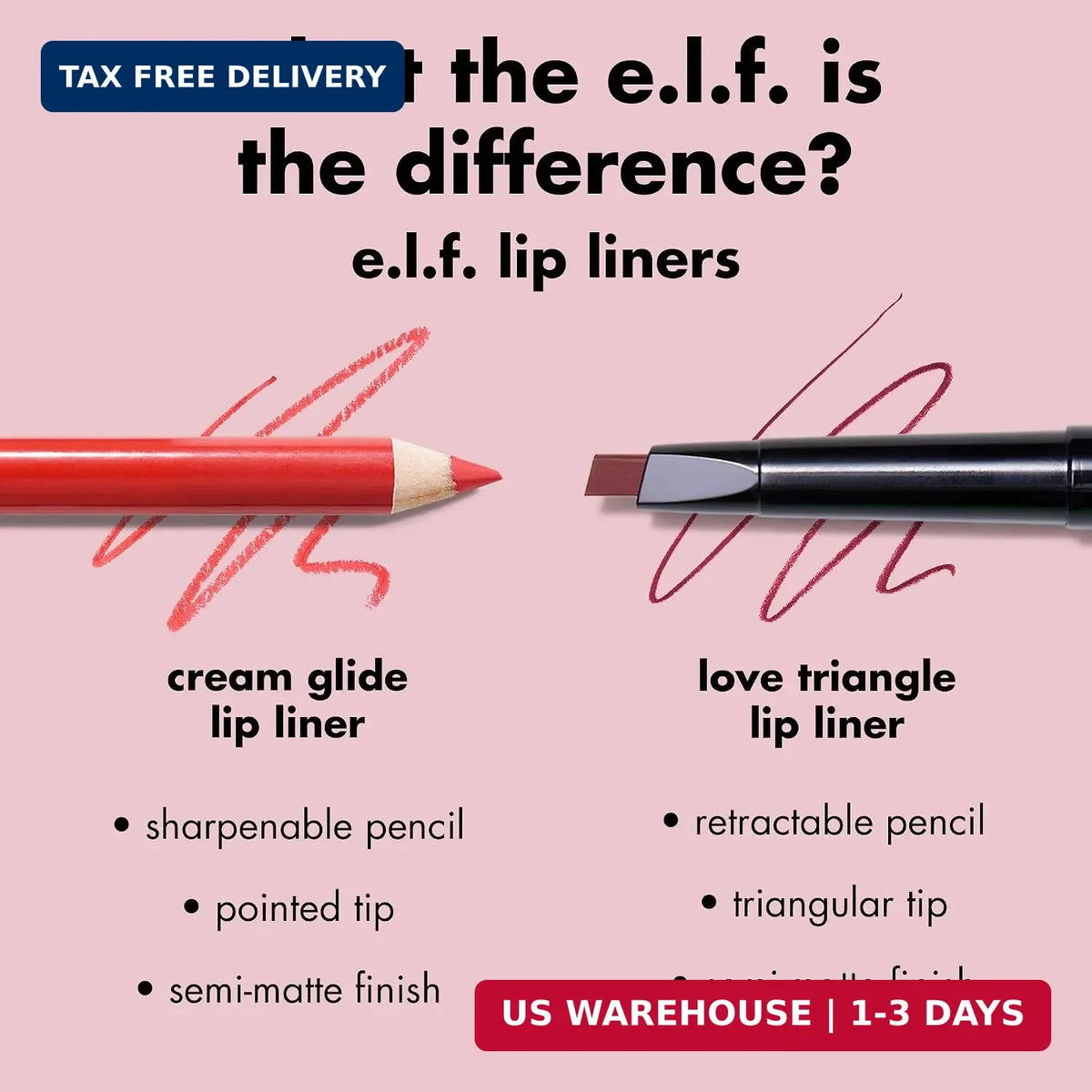 Cream Lip Liner Pencil for Shaping & Sculpting Lips - Highly Pigmented, Semi-Matte Finish