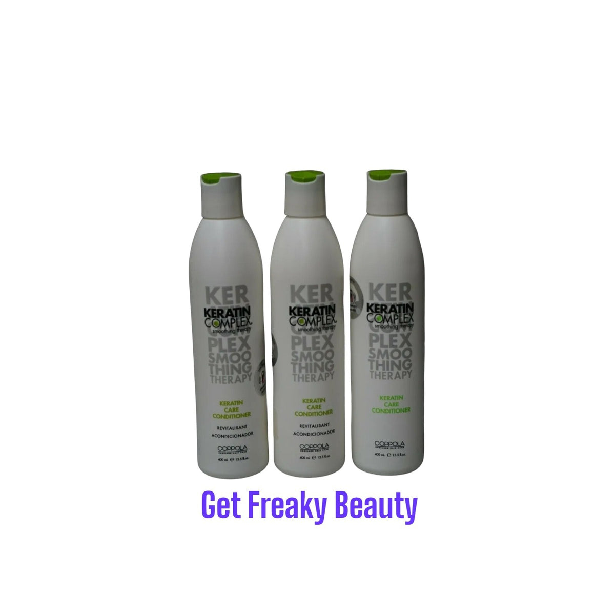 3 Pack Keratin Care Conditioner - 13.5 oz | Smoothing Hair Treatment