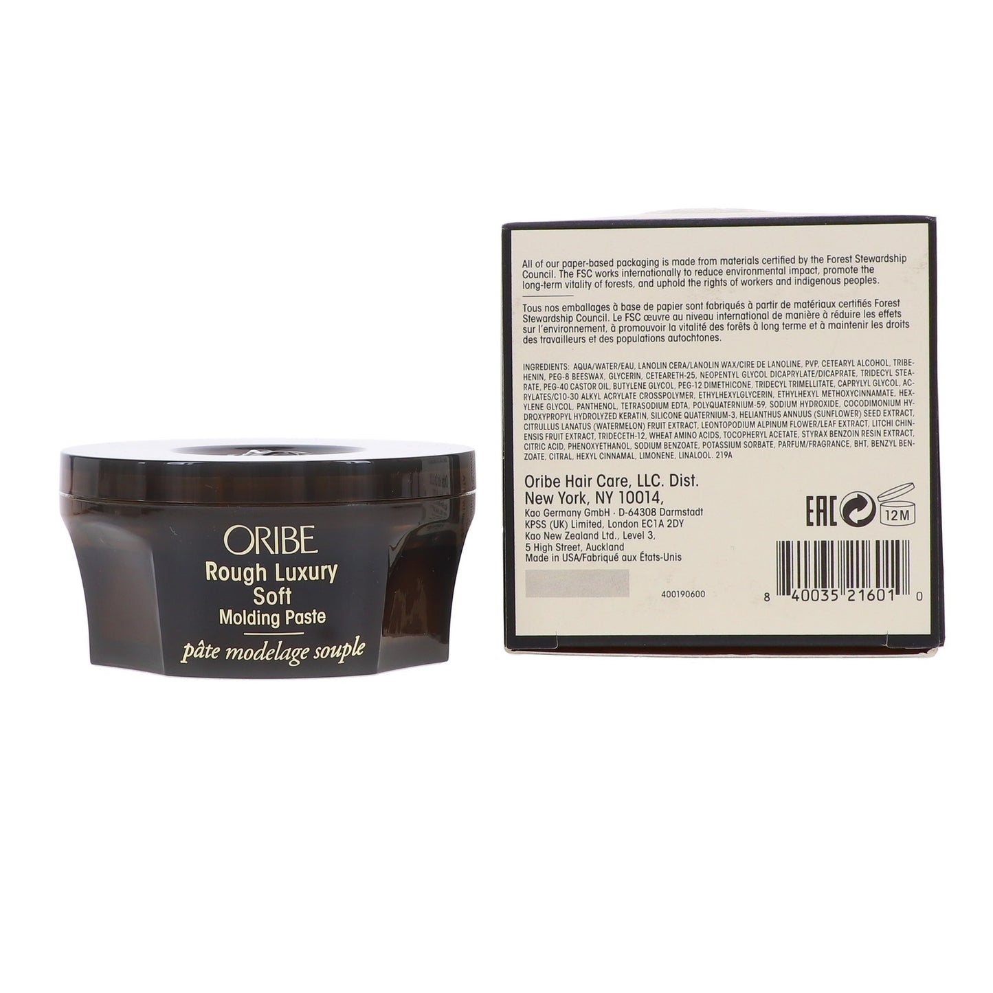 Hair Styling Paste - Soft Molding & Texturizing for Hair - 1.7 oz