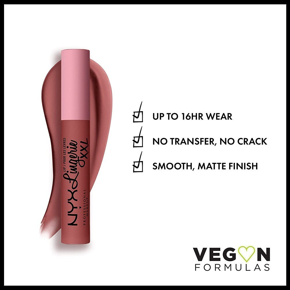 Long Lasting Matte Lipstick - Vegan Liquid Lip Color with Up to 16-Hour Wear