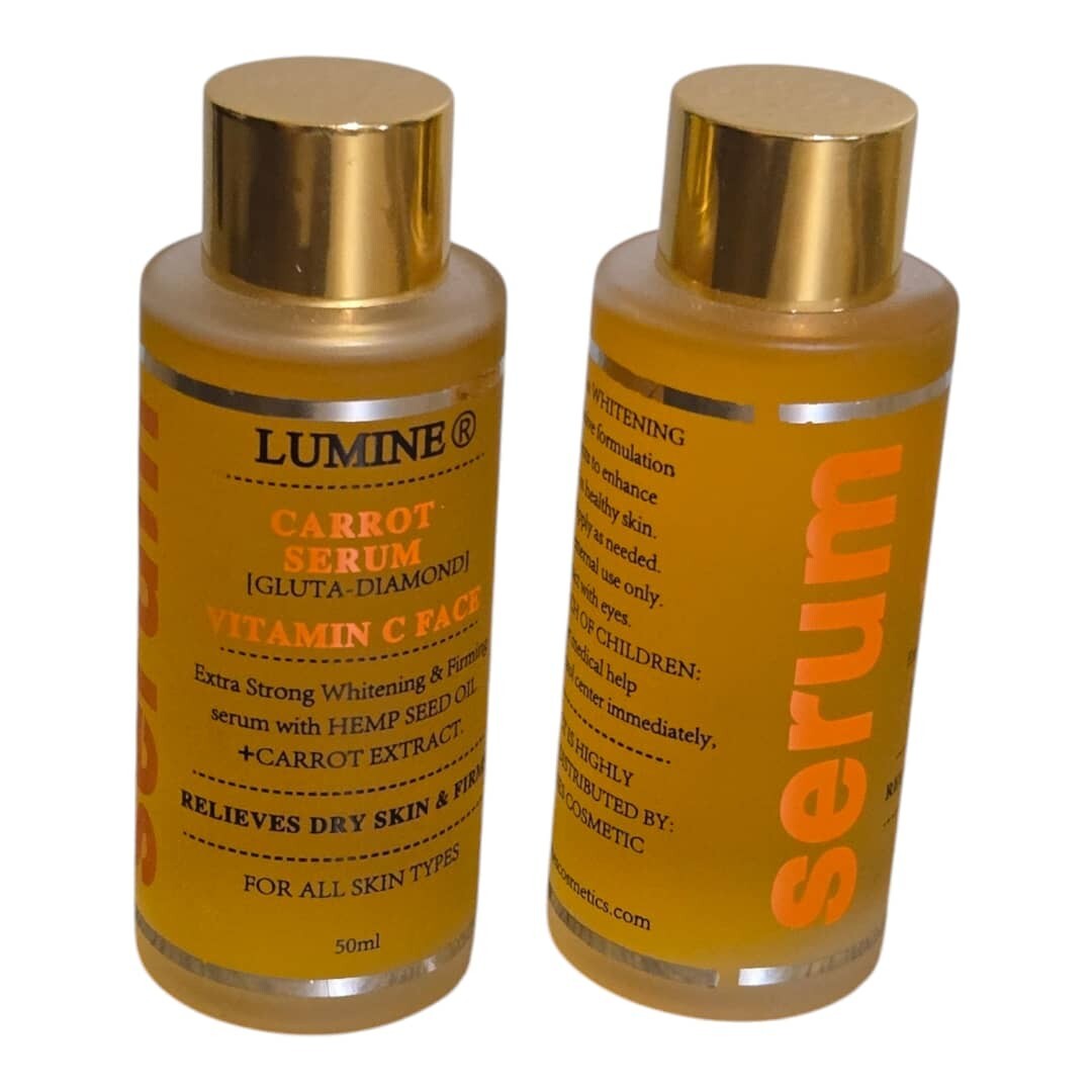 Carrot Brightening Firming Moisturizing Face Serum - 50ml x 2