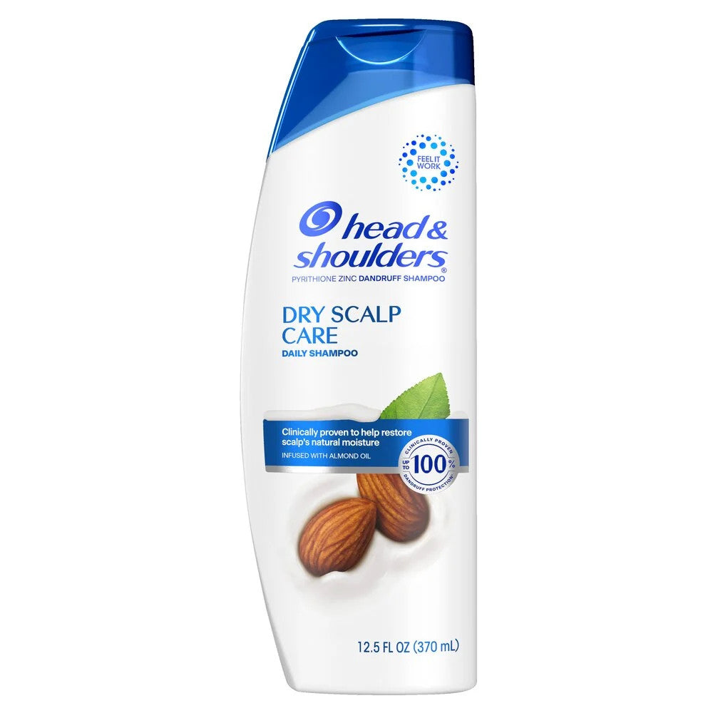 Head & Shoulders Dry Scalp Care Shampoo 12.5 OZ for Flake-Free Healthy Hair