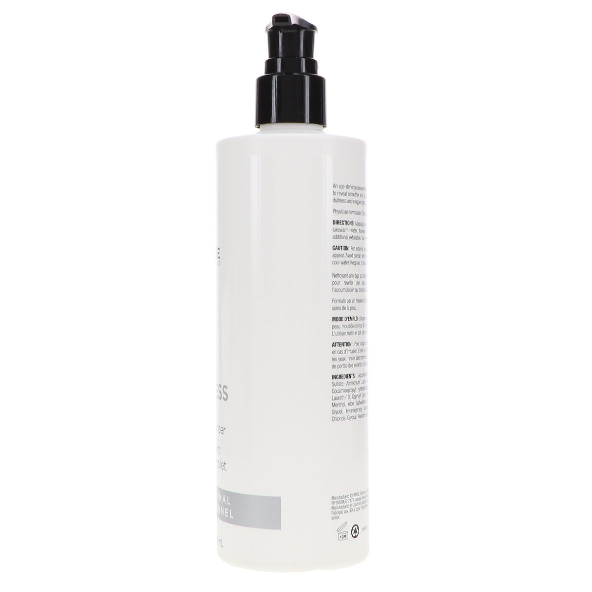 Ageless Total Facial Cleanser 12 oz - Skin Care for Normal to Aging Skin