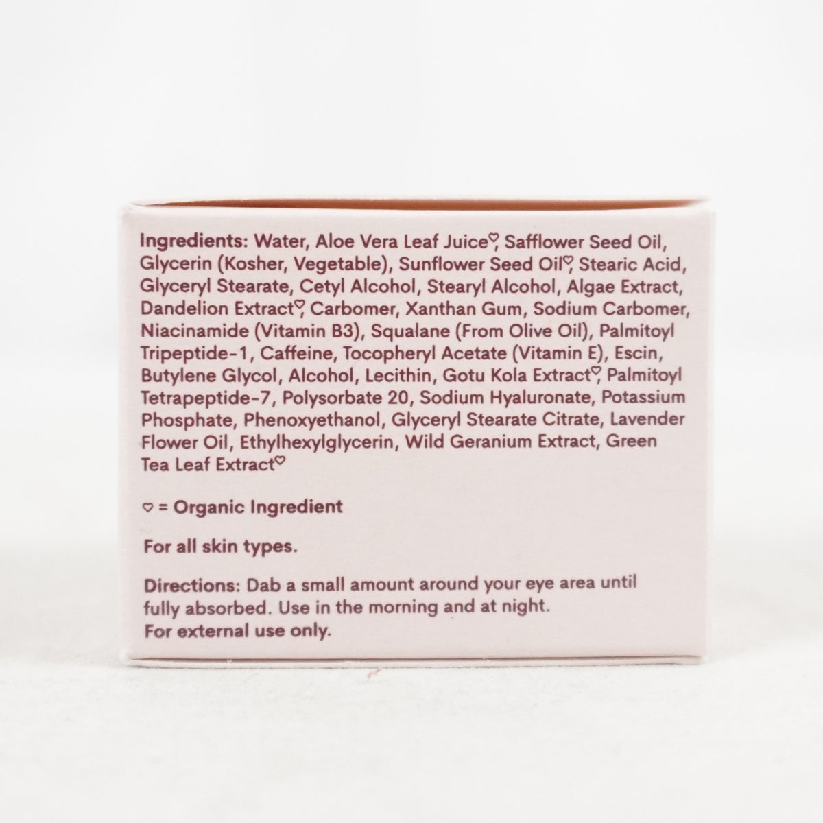 Anti-Aging Eye Cream - Vegan & Paraben Free, 0.6 OZ