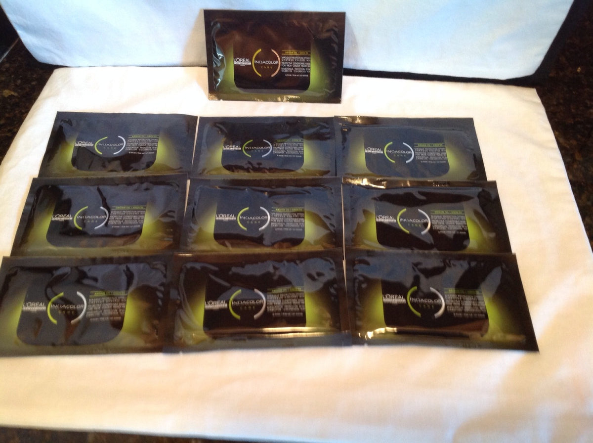 L'Oreal Inoacolor Care Argan Oil & Green Tea Protective Masque - 15ml Travel Pack of 10