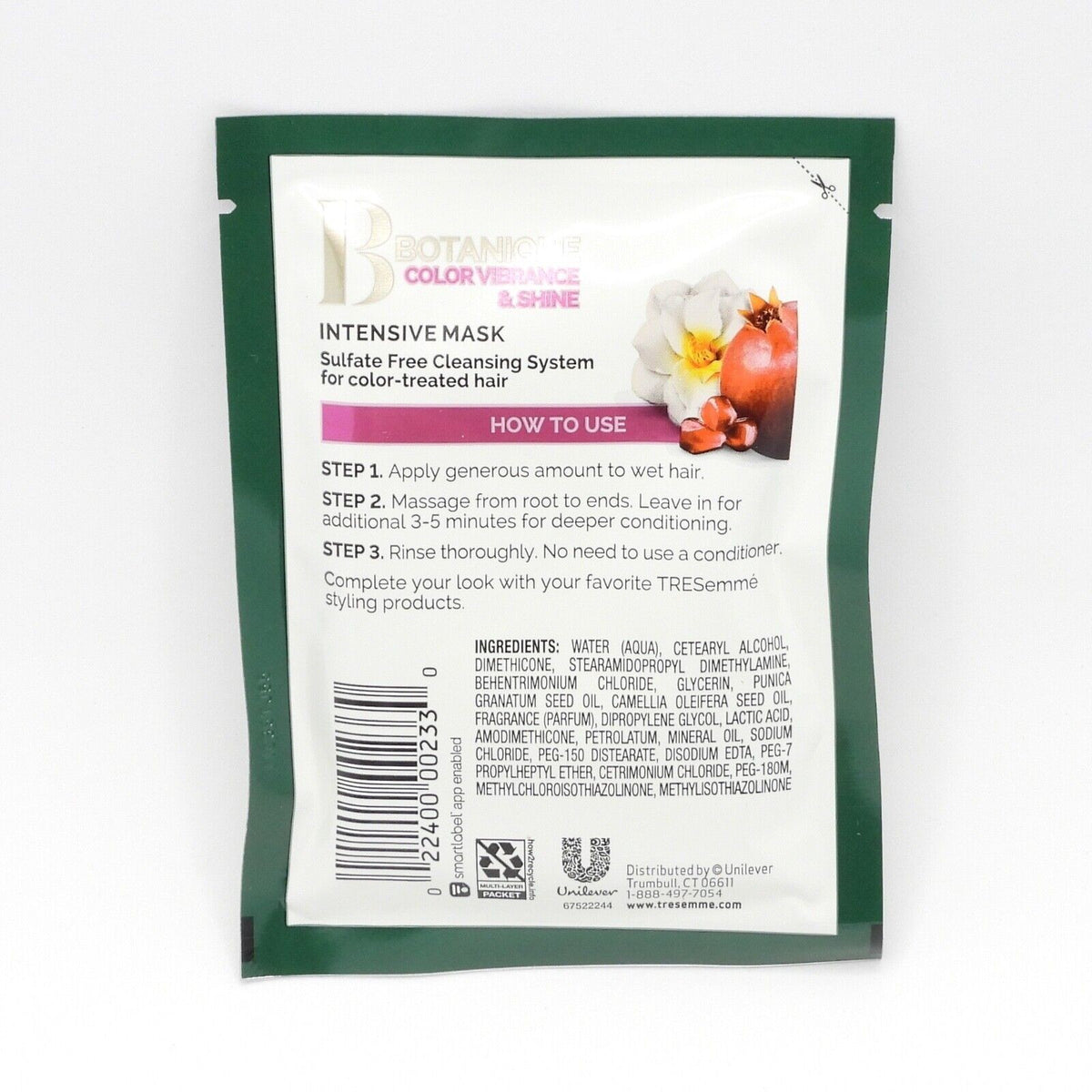 Color Vibrance & Shine Hair Mask with Pomegranate & Camellia Oil - Pack of 20