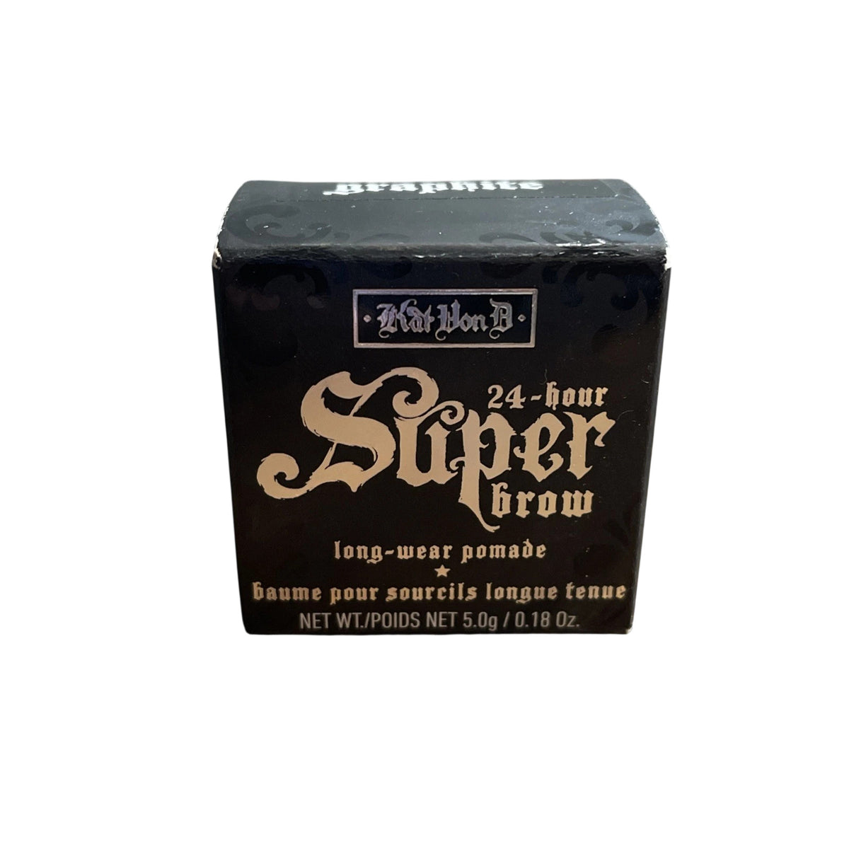 Kat Von D 24H Super Brow Long-Wear Pomade Eyebrow Definer Graphitefull 0.18 oz
