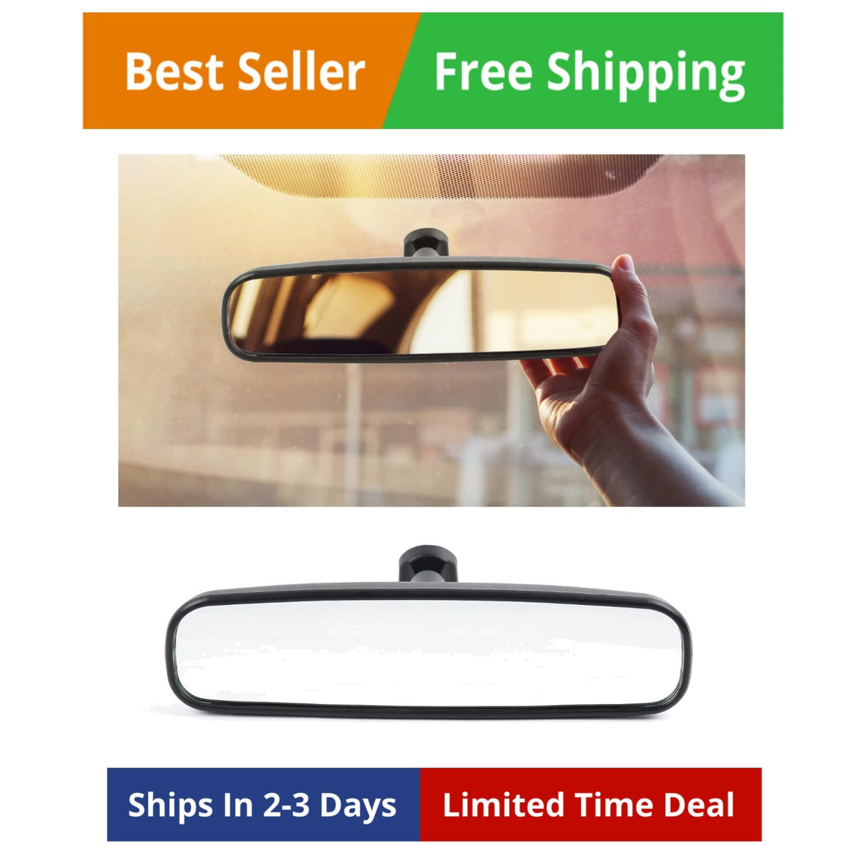OEM Nissan Rear View Mirror Day Night Interior Car Mirror Compatible with Multiple Models