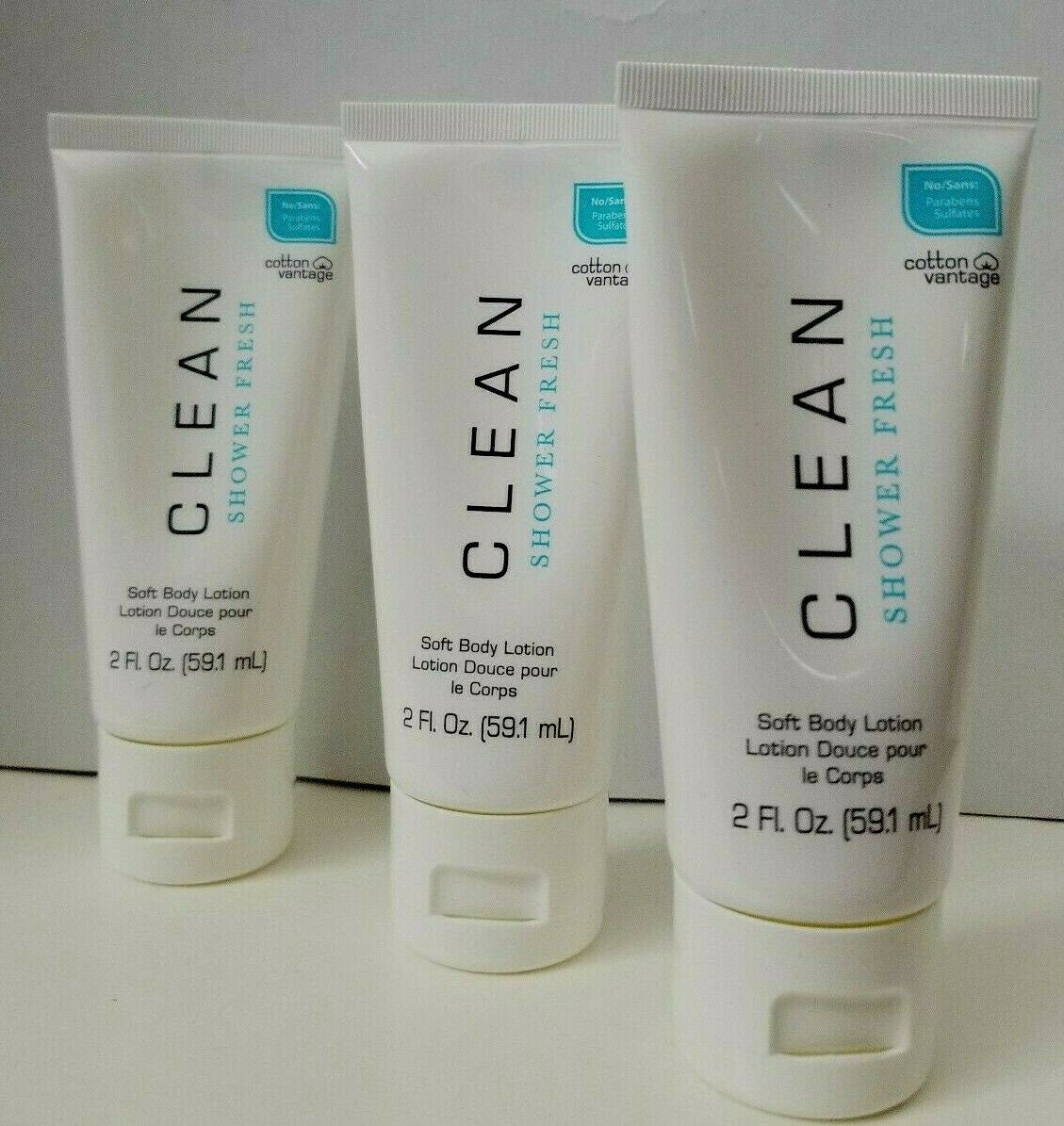 Clean Shower Fresh Soft Body Lotion 2 fl oz - 3 Pack