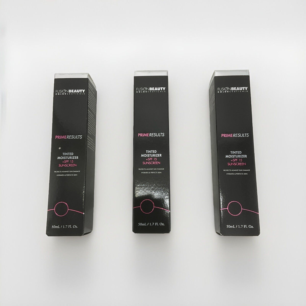 3 Pack FusionBeauty PrimeResults Tinted Moisturizer Sand 50ml 1.7fl
