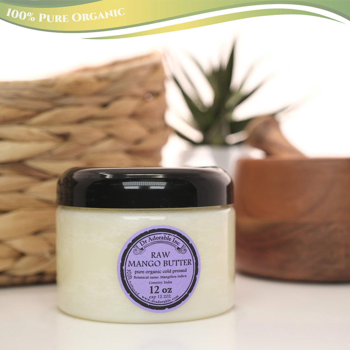 Organic Mango Butter - Cold Pressed Pure