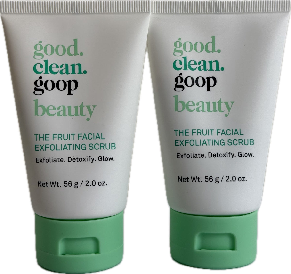 2 PK Goop Beauty The Fruit Facial Exfoliating Scrub 56 g/ 2.0 oz (New