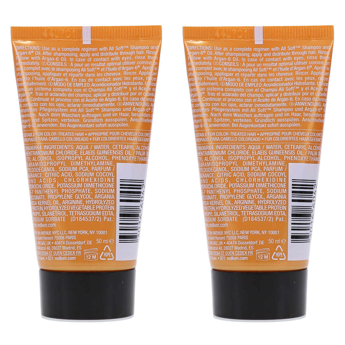 Redken All Soft Conditioner 1.7 oz 2 Pack - Moisturizing Hair Care Set