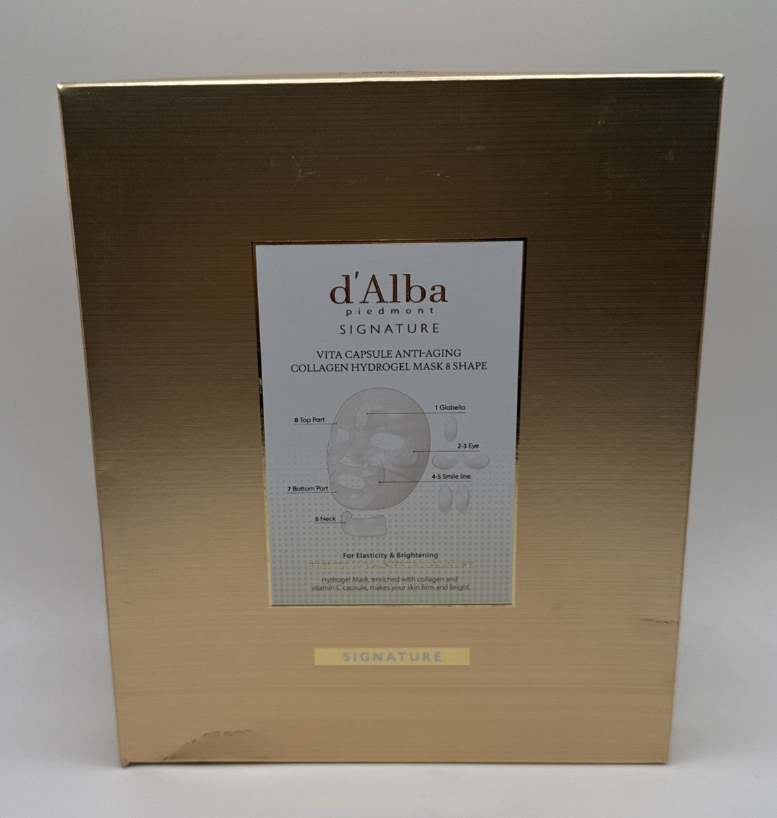 d'Alba Piedmont Vita Capsule Anti-Aging Hydrogel Mask - 4 Sheets