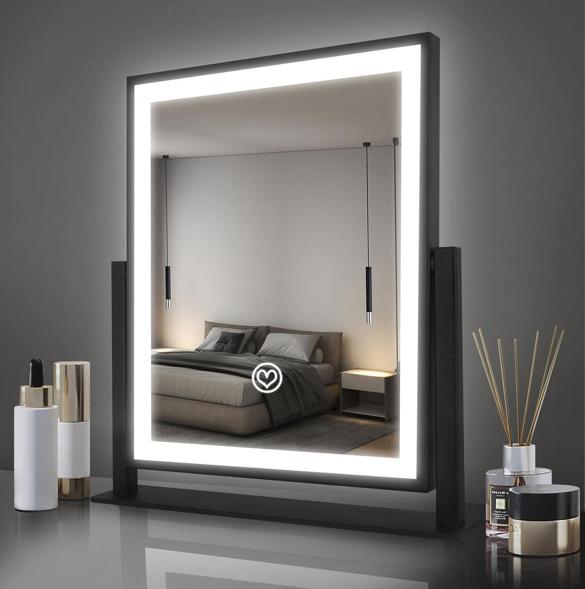 11 Inch Dimmable LED Vanity Mirror with Lights and 3 Lighting Modes