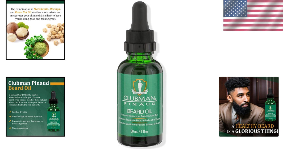 Hydrating Beard Oil with Cedarwood & Natural Oils - 1 oz for Facial Hair