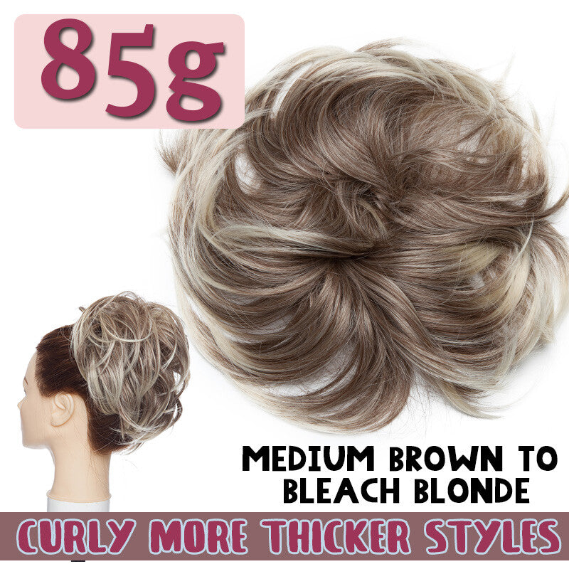 Thick Large Messy Bun Hair Piece Scrunchie Updo Wrap Hair Extensions