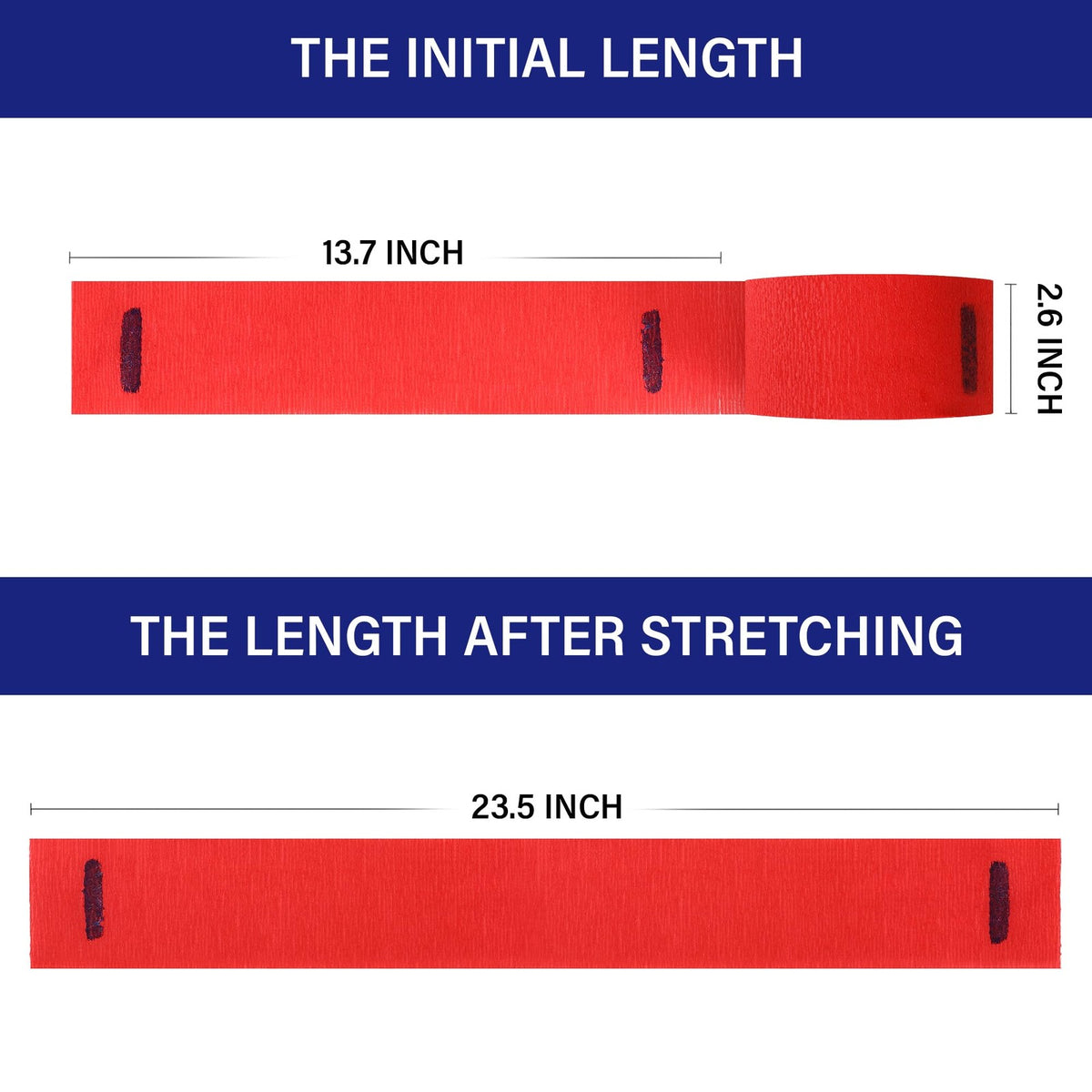 Stretchy Barber Neck Strips - 5 Rolls, 500 Disposable Hair Neck Covers, Red