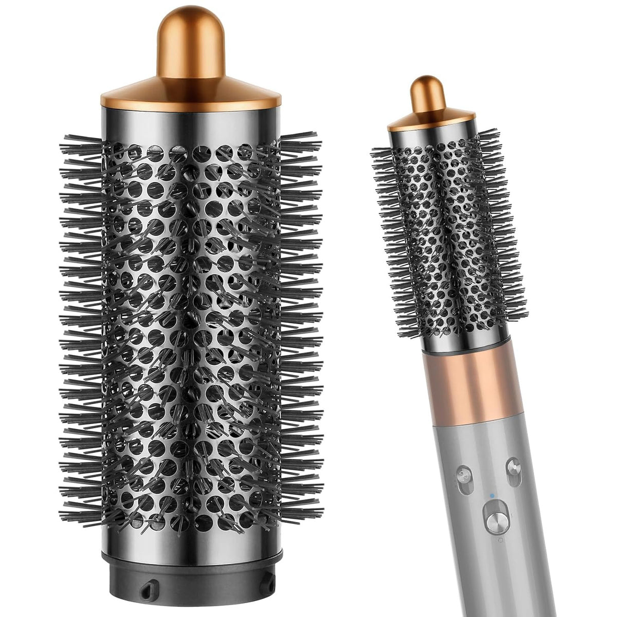 Round Volumizing Hair Brush for Dyson Airwrap HS01 HS05 HS08, Soft Bristles