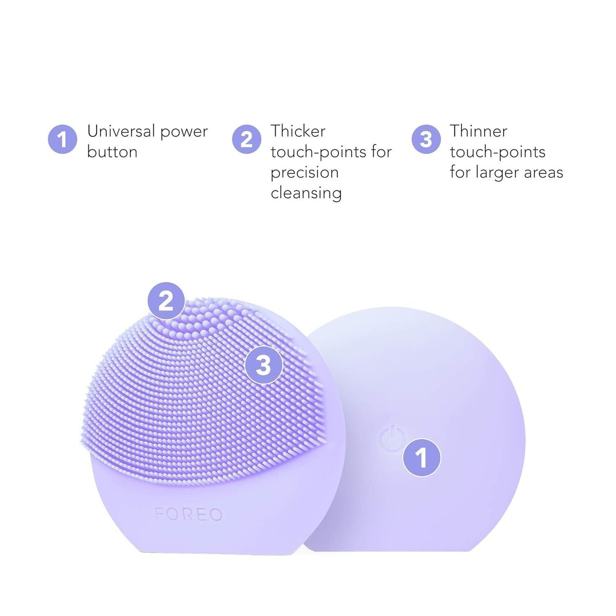 Foreo Luna Play Plus 2 Waterproof Facial Cleansing Brush - Lilac You