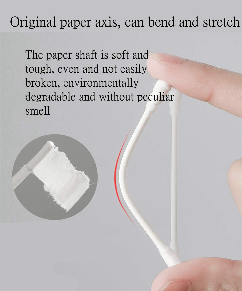 Cotton Swabs 800 Pieces Double Precision Tips for Personal Care & Electronics Cleaning