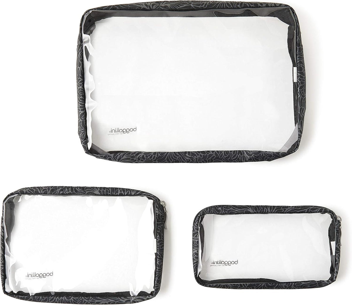 Clear Travel Pouches for Organizing luggage & Toiletries
