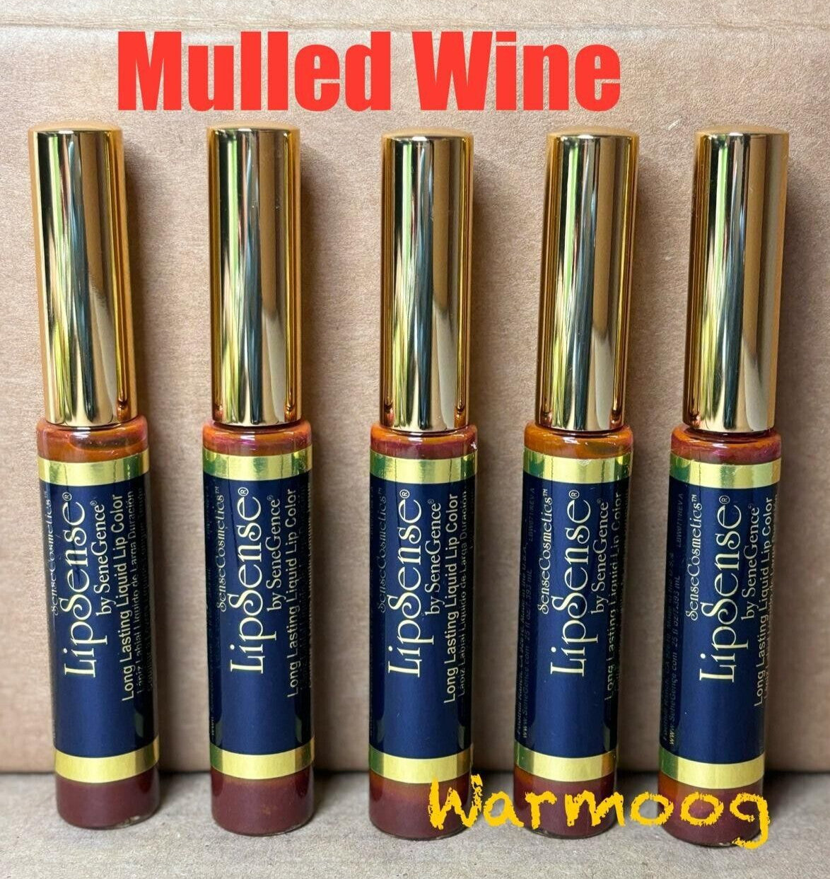 Liquid Lipstick Set - Mulled Wine, 5 Shades, Long-lasting Lip Color