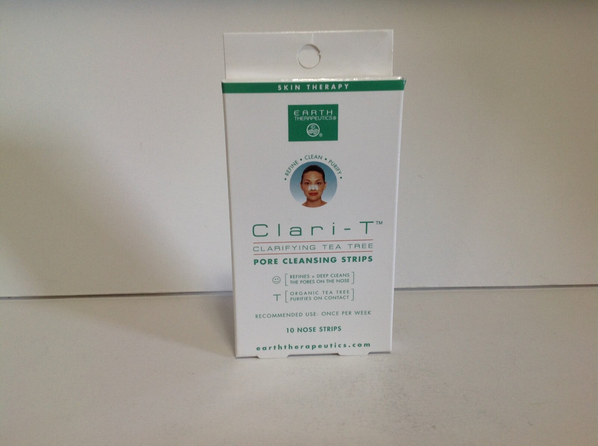 Organic Pore Cleansing Strips - Earth Therapeutics Clari-T 10 Count