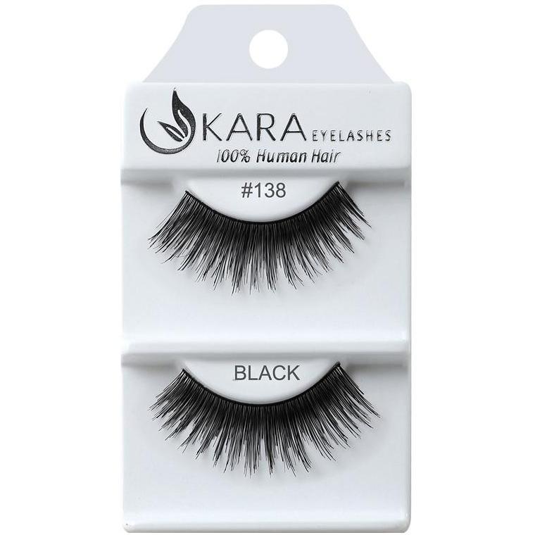 6 Pairs 100% Human Hair False Eyelashes - Kara Assorted Styles