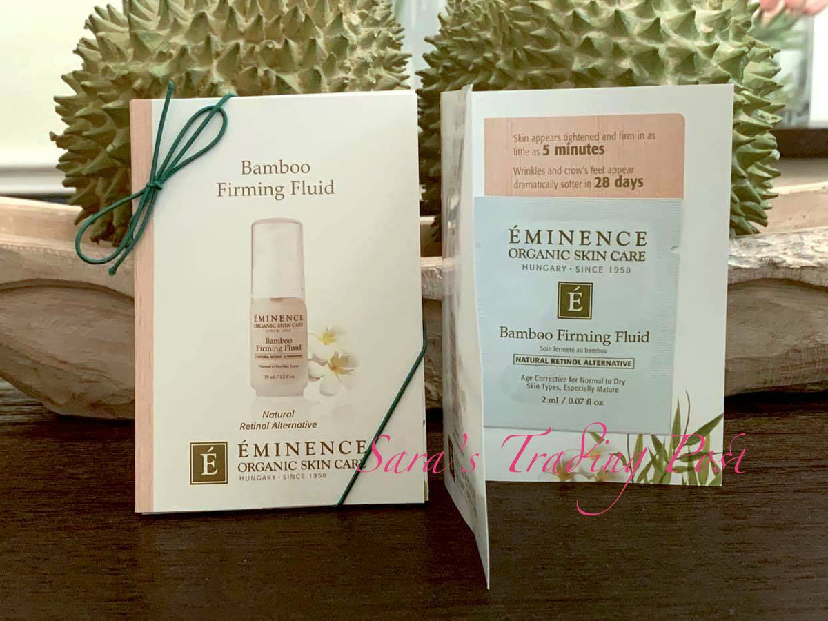 Bamboo Firming Serum Sample Pack - 6 High-End Skincare Cards - 12ml