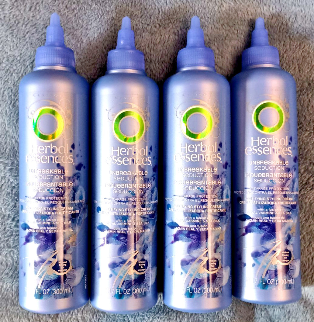 Herbal Essences Unbreakable Seduction Fortifying Styling Cream, 4 Pack