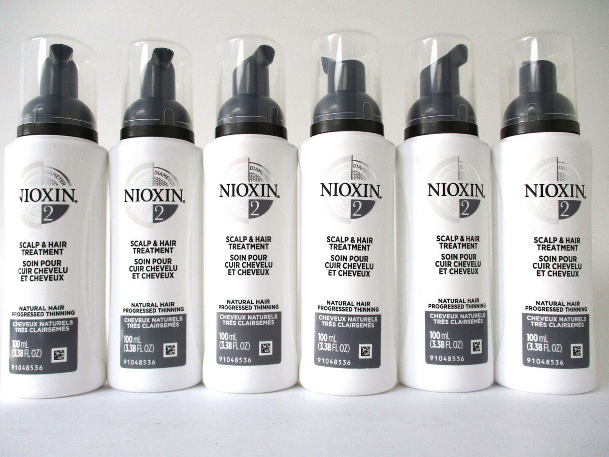 Nioxin System #2 Scalp & Hair Treatment 3.38 oz - 6 Pack