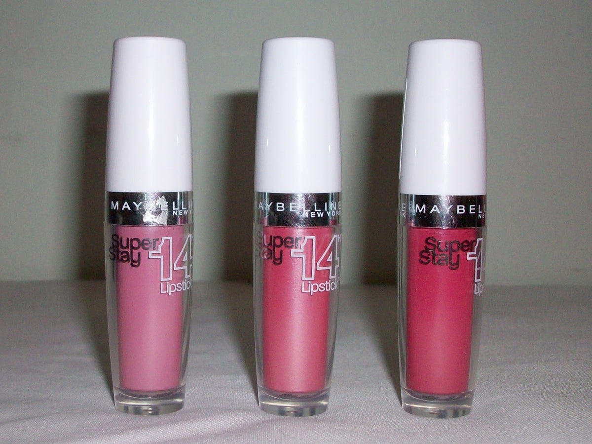 Long Wear Lipstick Set - 14 Hour Lip Color with Nicked Tip - Multiple Shades