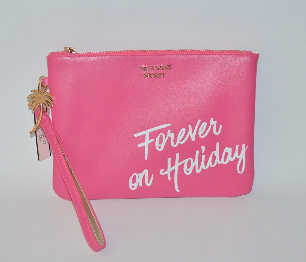 Victoria's Secret Forever Holiday Makeup Clutch Bag - Wristlet Cosmetic Pouch