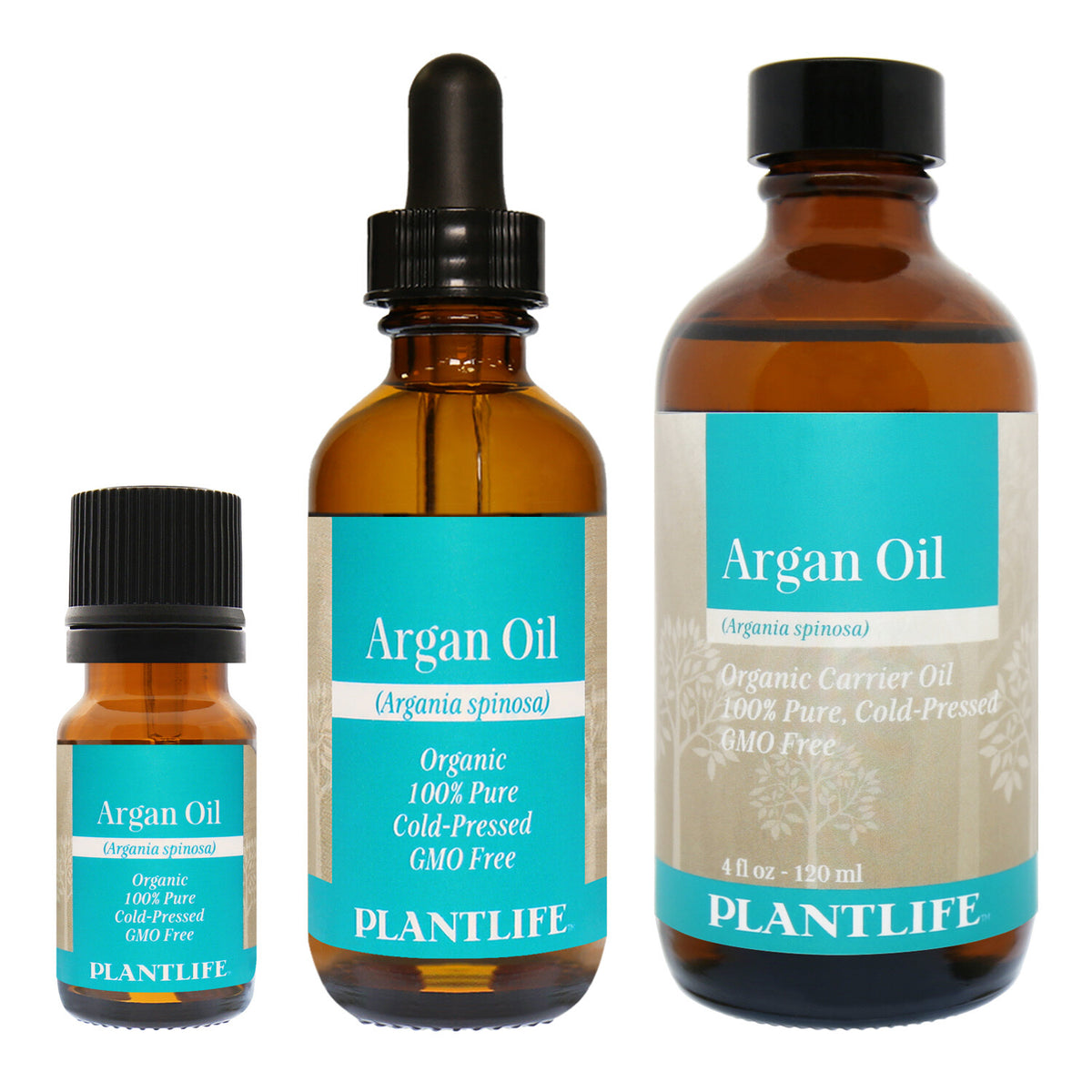 Plantlife Carrier Oil Set - Cold Pressed, Non-GMO, Skin & Hair Care