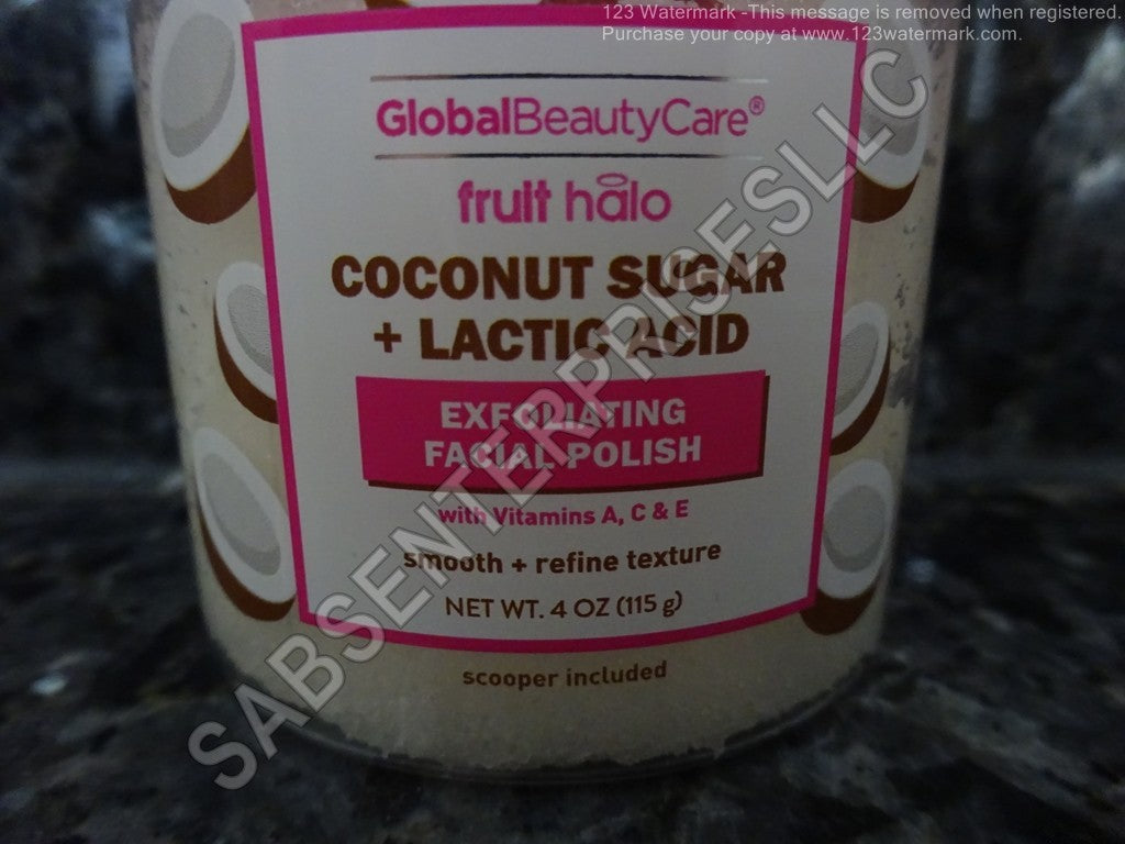 8 Global Beauty Care COCONUT SUGAR + LACTIC ACID Exfoliating Facial
