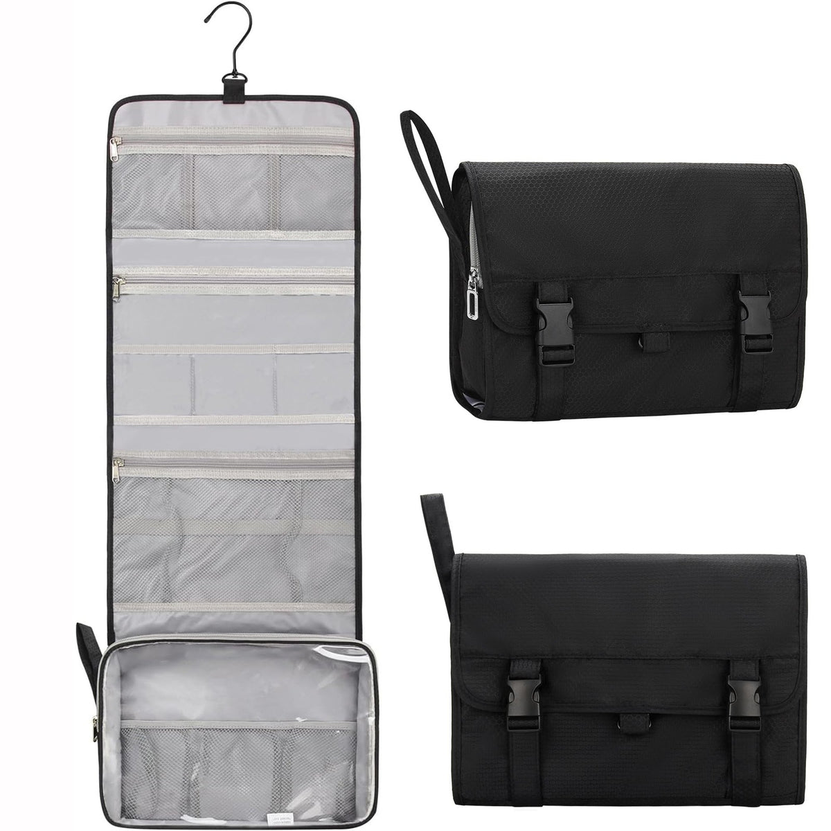 Large Capacity Hanging Travel Toiletry Bag for Men and Women