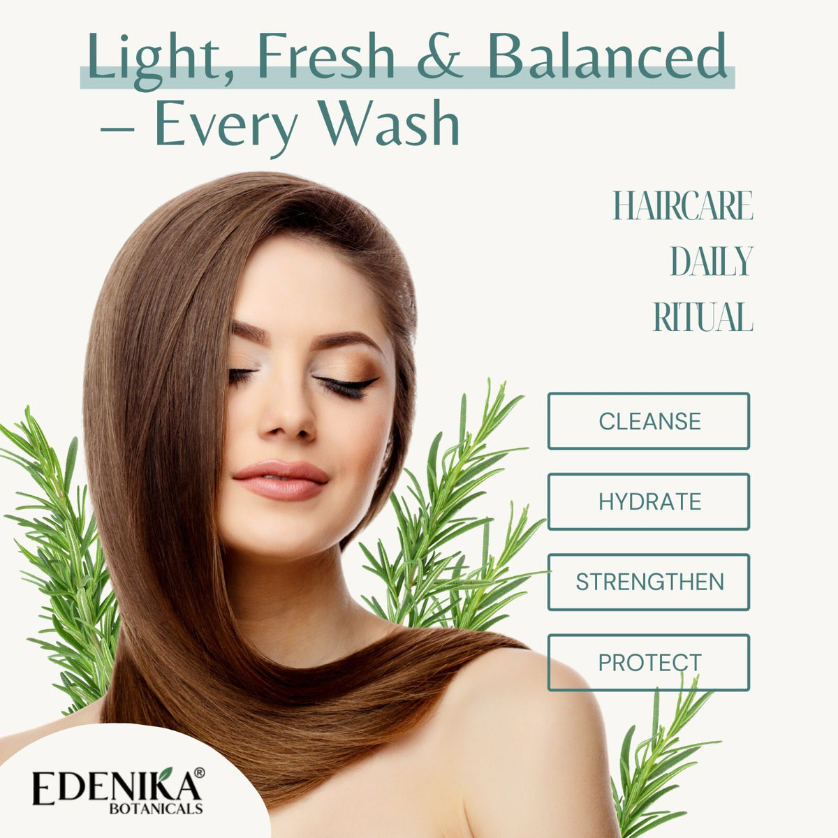 Detoxifying Rosemary Shampoo & Nourishing Conditioner Set - Organic Hair Care