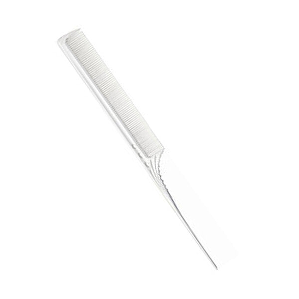 YS Park 106 Extra Long Tail Comb - White Hair Styling Tool
