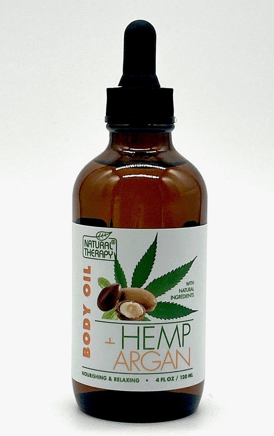 Hemp + Argan Body Oil - Moisturizing & Nourishing 4 oz