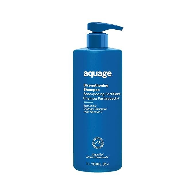 Aquage Sea Extend Strengthening Shampoo 33.8 oz - Mineral-Rich Hair Care