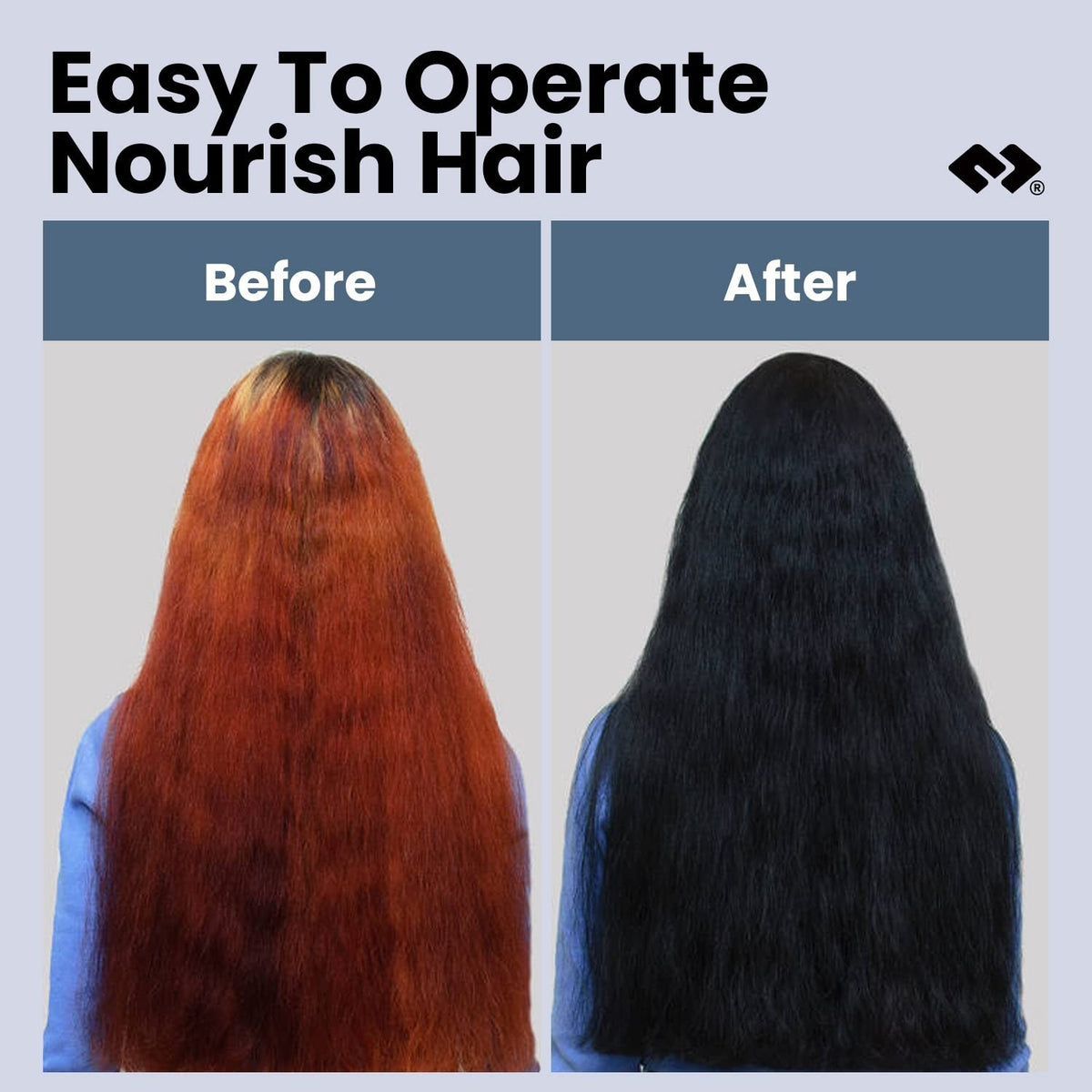 Instant Black Shampoo for Grey Hair - 30ml x 10pcs Semi-Permanent Hair Dye