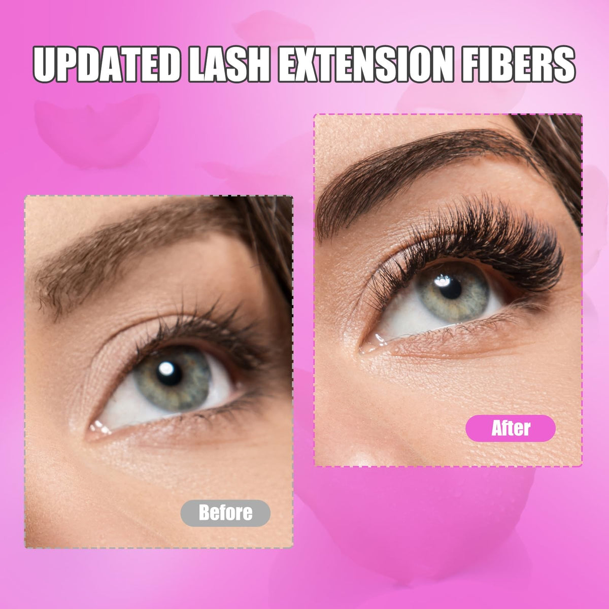 Fluffy Lash Clusters Kit 280PCS Wispy Natural Look DIY Eyelash Extensions