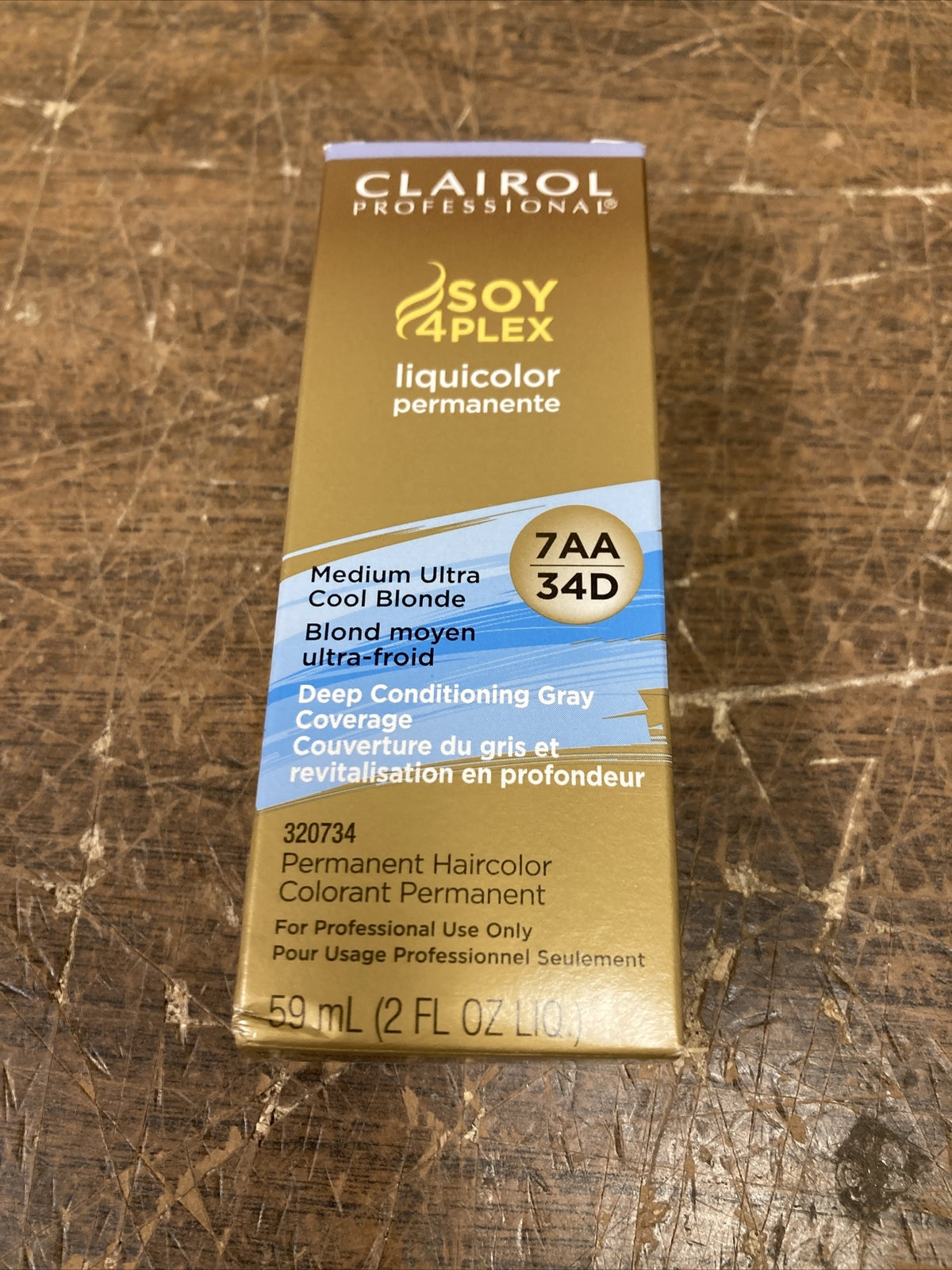 Liquicolor Permanent Hair Color 34D Medium Ultra Cool Blonde