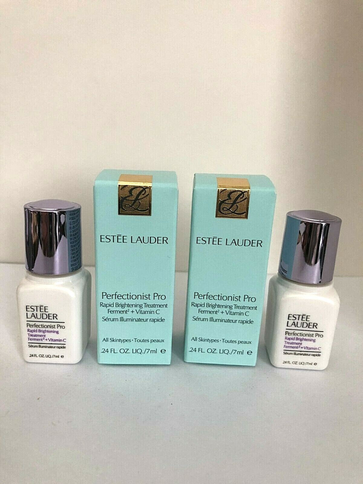 Estée Lauder Perfectionist Pro Rapid Brightening Skin Treatment - 0.24 oz / 7 ml (Set of 2)