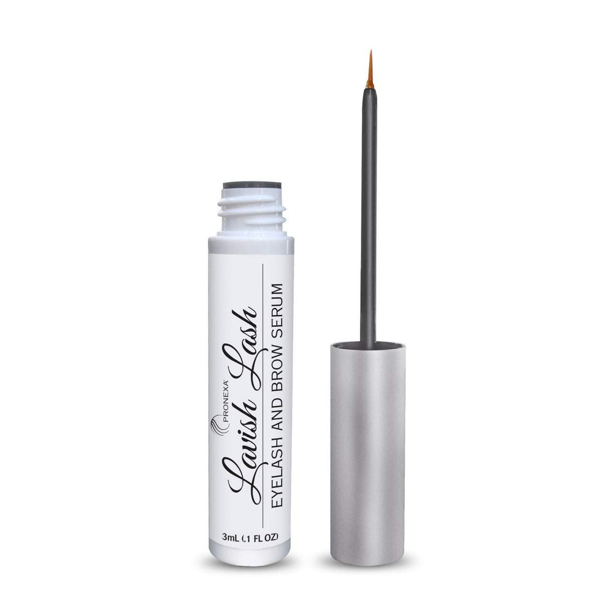 Eyebrow & Eyelash Growth Serum - Natural Peptides & Biotin, 3ml 3-Month Supply